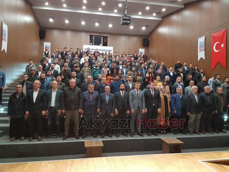 Ak Parti Akyazı İlçe Gençlik Kolları 5.nci Olağan Kongresi Yapıldı