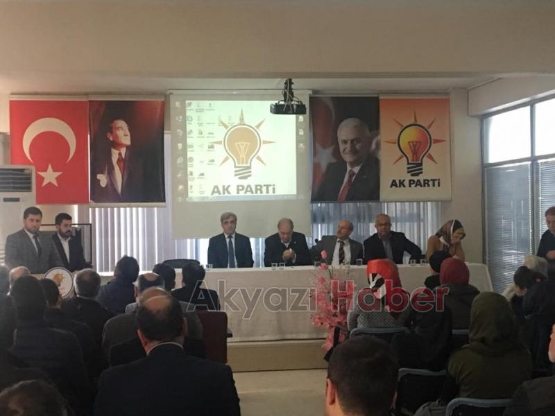 Ak Parti Akyazı İlçe Teşkilatı Kasım Ayı Danışma Meclisi Toplantısı Yapıldı