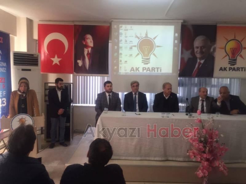 Ak Parti Akyazı İlçe Teşkilatı Kasım Ayı Danışma Meclisi Toplantısı Yapıldı