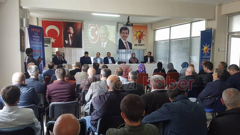  Ak Parti Akyazı İlçe Teşkilatı Mayıs Ayı Danışma Meclisi Toplantısı Düzenlendi
