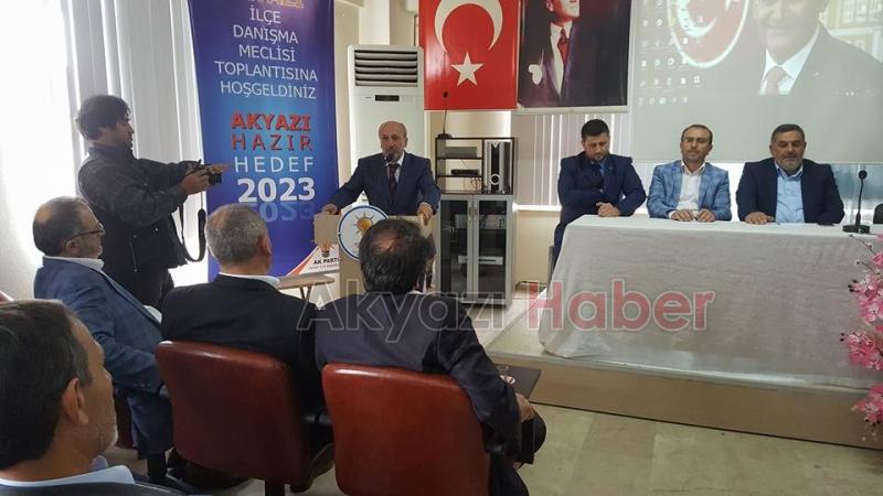  Ak Parti Akyazı İlçe Teşkilatı Mayıs Ayı Danışma Meclisi Toplantısı Düzenlendi