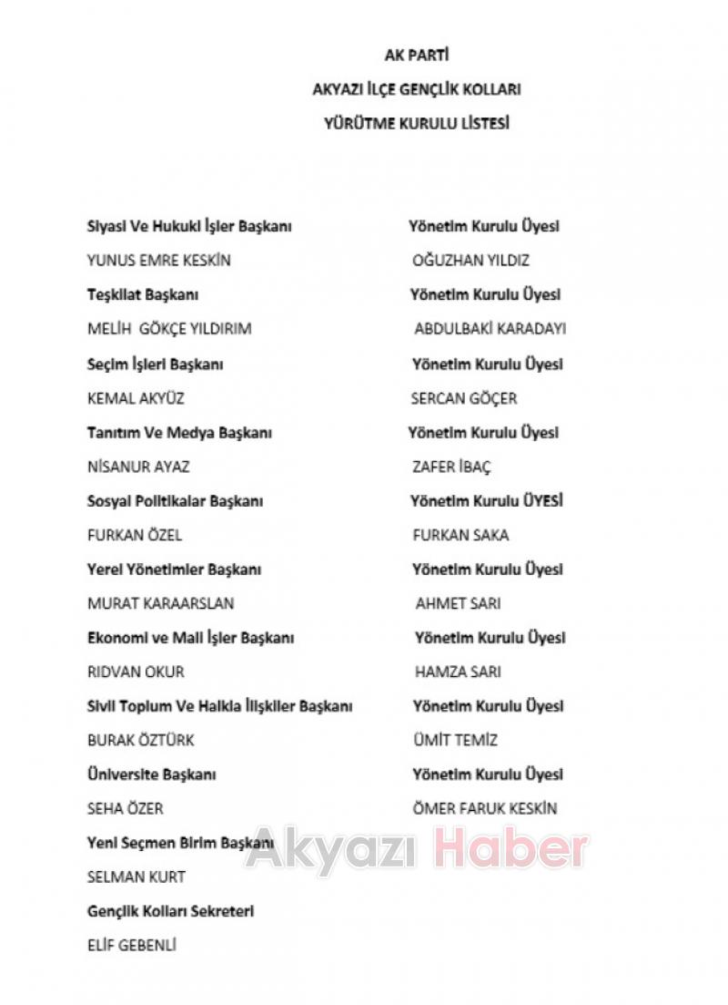 Ak Parti Gençlik Kolları Akyazı Haberi Ziyareti