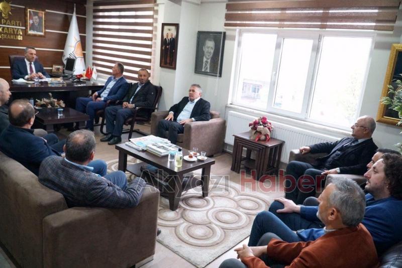 AK PARTi iLÇE TEŞKiLATI YUNUS TEVERi ZiYARET ETTi