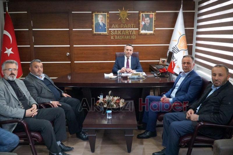 AK PARTi iLÇE TEŞKiLATI YUNUS TEVERi ZiYARET ETTi