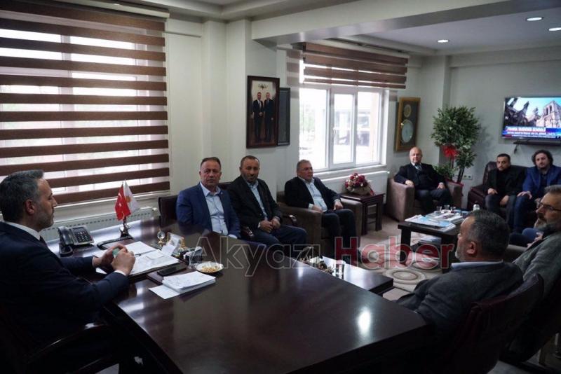 AK PARTi iLÇE TEŞKiLATI YUNUS TEVERi ZiYARET ETTi