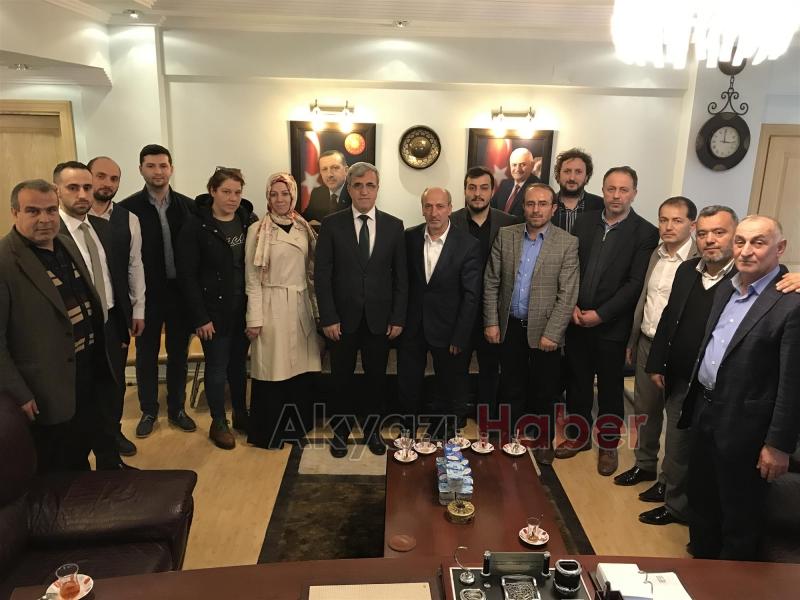 Ak Parti İlçe Teşkilatından Başkan Akcana Ziyaret