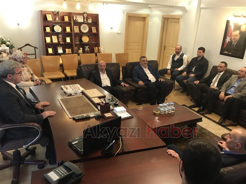 Ak Parti İlçe Teşkilatından Başkan Akcana Ziyaret