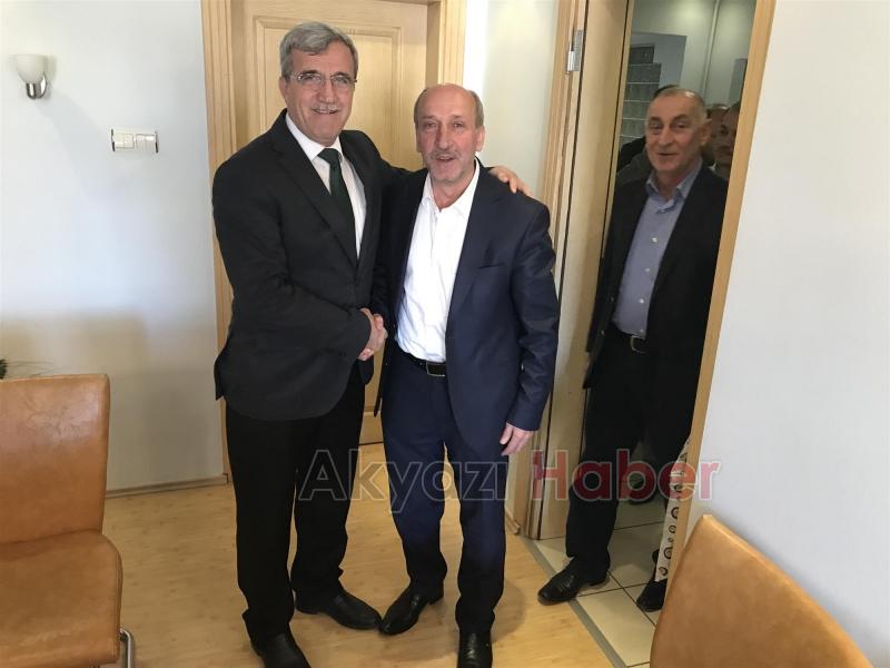 Ak Parti İlçe Teşkilatından Başkan Akcana Ziyaret