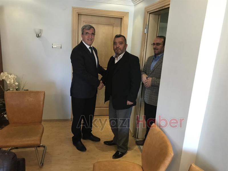 Ak Parti İlçe Teşkilatından Başkan Akcana Ziyaret