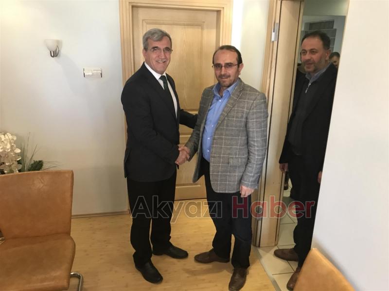Ak Parti İlçe Teşkilatından Başkan Akcana Ziyaret