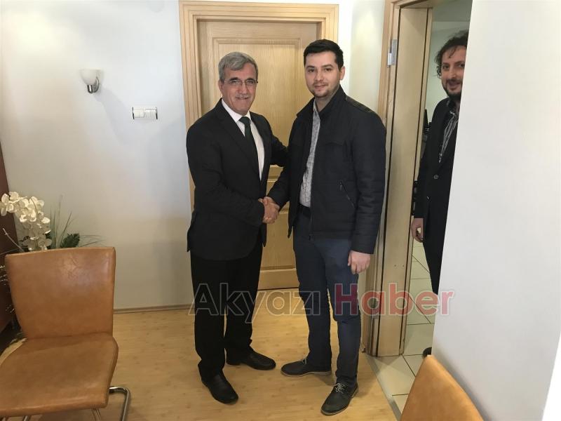 Ak Parti İlçe Teşkilatından Başkan Akcana Ziyaret