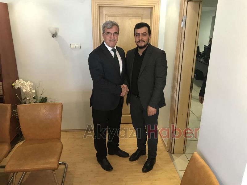 Ak Parti İlçe Teşkilatından Başkan Akcana Ziyaret