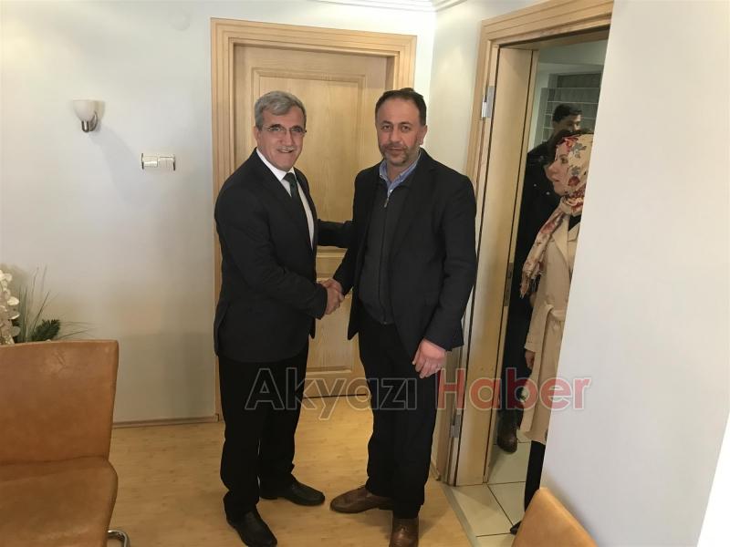 Ak Parti İlçe Teşkilatından Başkan Akcana Ziyaret