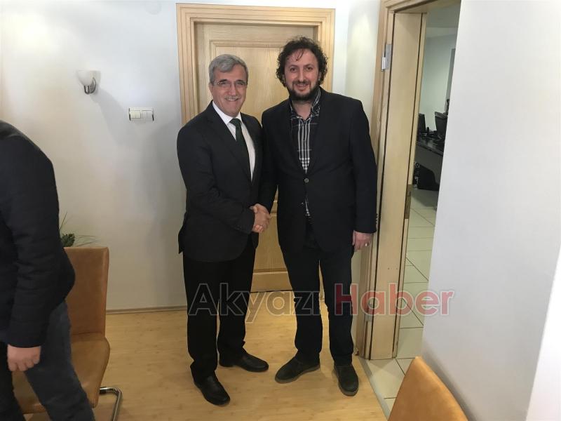 Ak Parti İlçe Teşkilatından Başkan Akcana Ziyaret