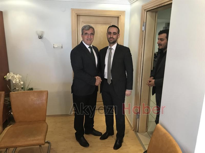 Ak Parti İlçe Teşkilatından Başkan Akcana Ziyaret