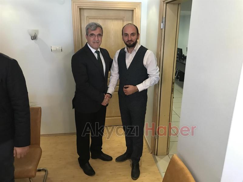 Ak Parti İlçe Teşkilatından Başkan Akcana Ziyaret