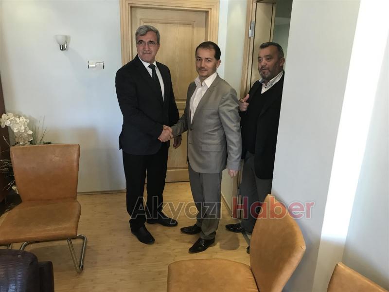 Ak Parti İlçe Teşkilatından Başkan Akcana Ziyaret