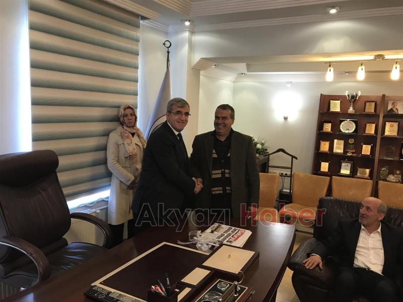 Ak Parti İlçe Teşkilatından Başkan Akcana Ziyaret