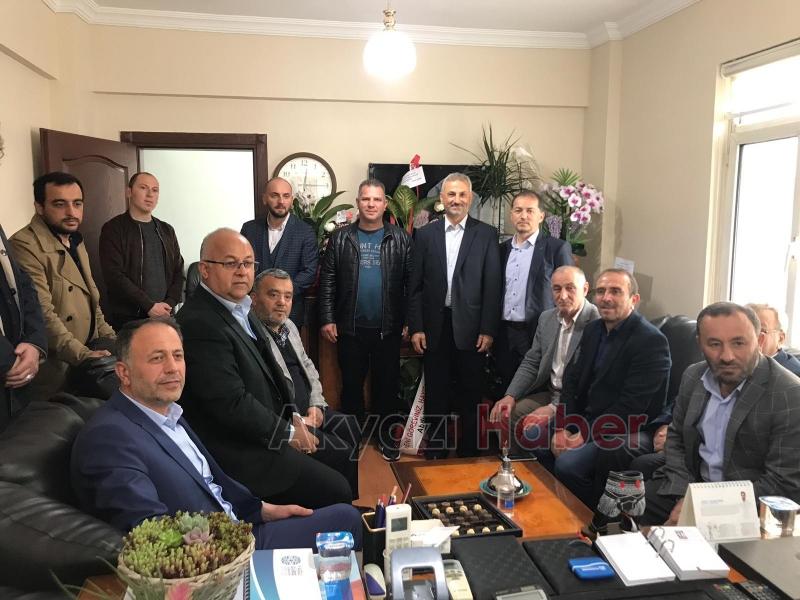 AK Parti İlçe Yönetiminden Bilal Soykan ve Başkan Yardımcılarına ziyaret