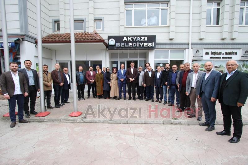 AK Parti İlçe Yönetiminden Bilal Soykan ve Başkan Yardımcılarına ziyaret