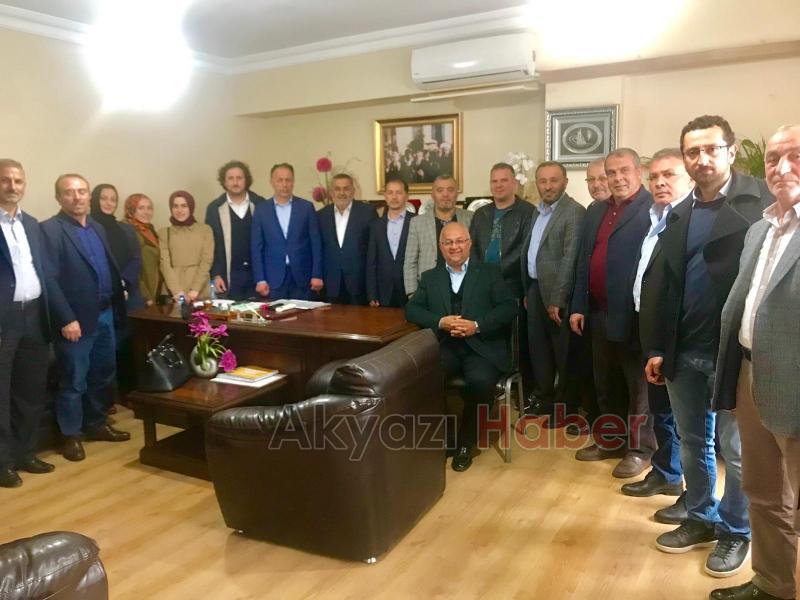 AK Parti İlçe Yönetiminden Bilal Soykan ve Başkan Yardımcılarına ziyaret