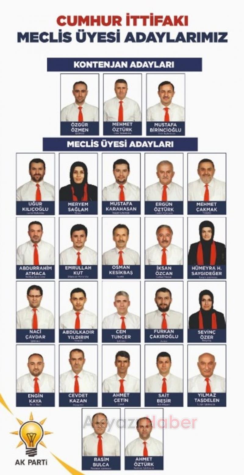 AK Parti Meclis üyeliklerinin tamamını aldı