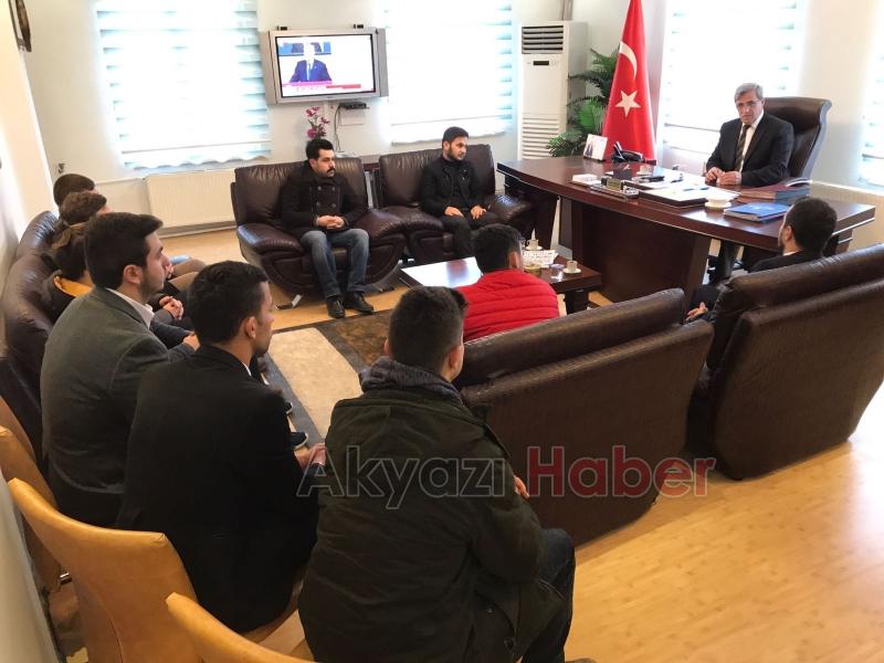 Ak Partili Gençlerden Başkan Akcan’a Ziyaret