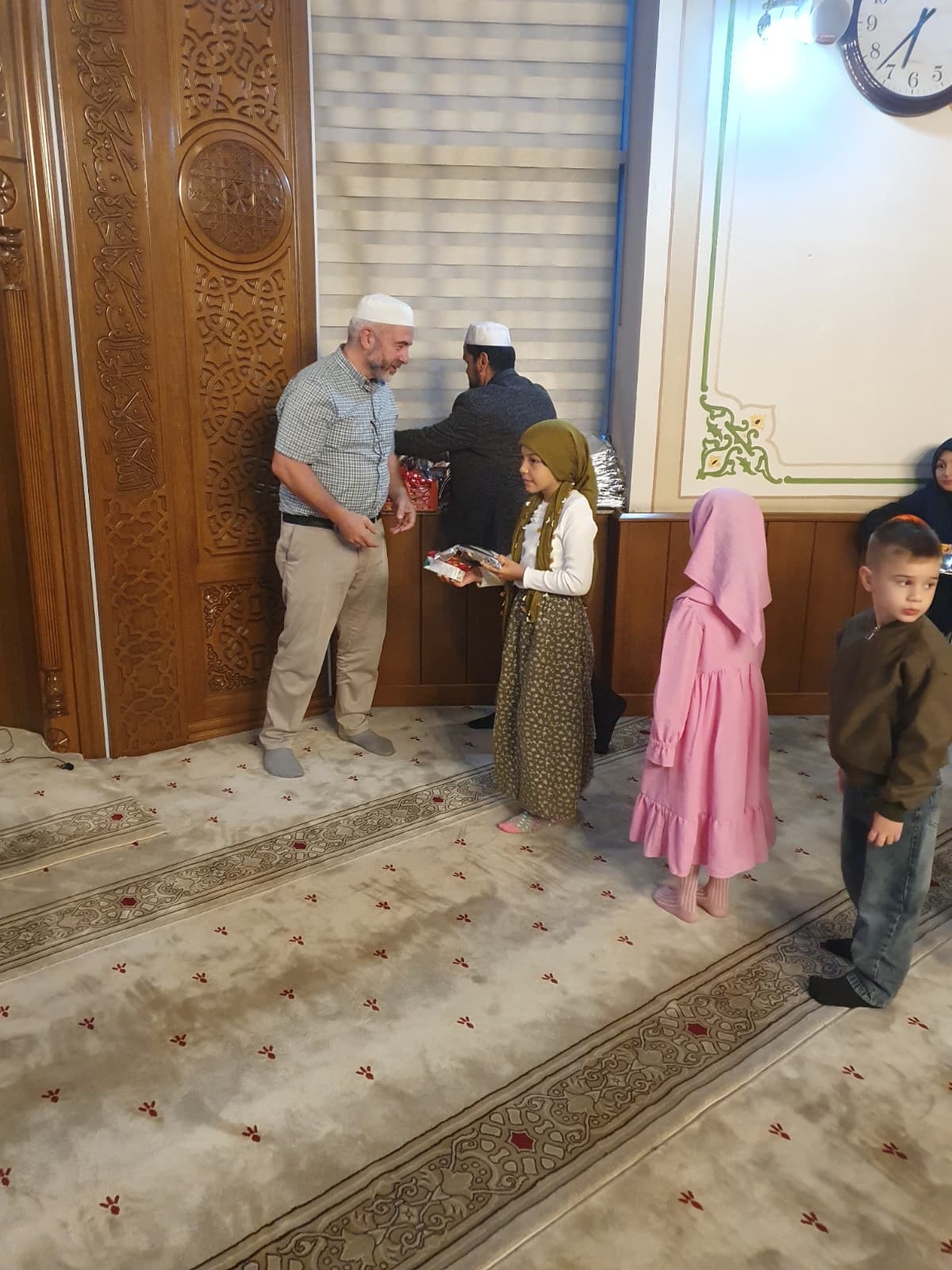 Akşemseddin Camii’nde Osmanlı geleneği yaşatıldı