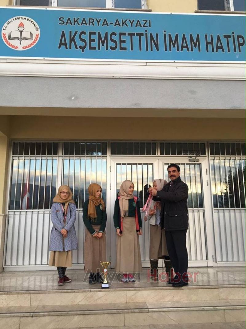 Akşemşettin İHO Satrançta İl Üçüncüsü Oldu