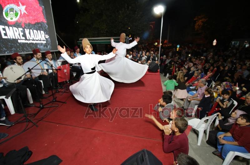 AKYAZI 1 NİSANDA DEMOKRASİ MEYDANINDA TÜRK BAYRAKLARI İLE BULUŞUYOR