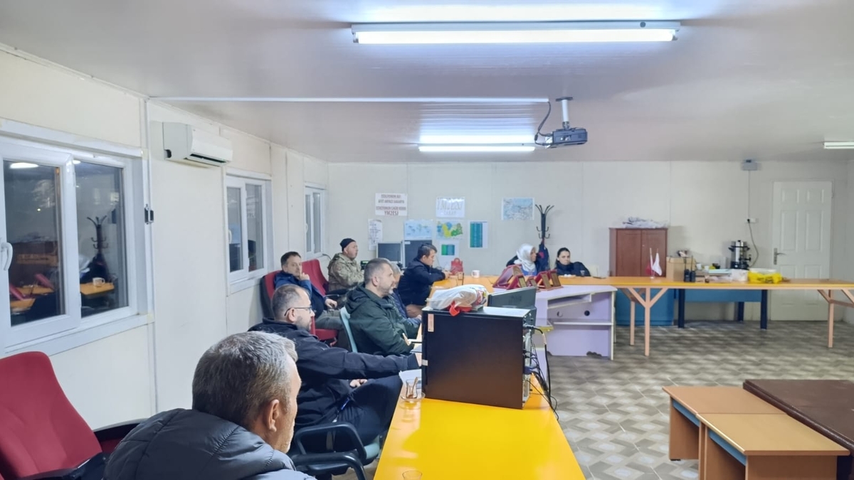 Akyazı Afet Eğitim Merkezi’nde Afet Haberleşme Eğitimi düzenlendi