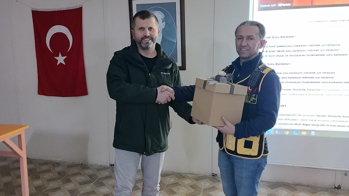 Akyazı Afet Eğitim Merkezi’nde Afet Haberleşme Eğitimi düzenlendi