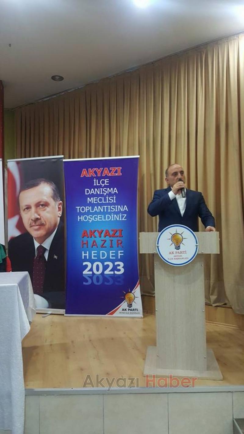 Akyazı Ak Parti İlçe Divan Toplantısı Gerçekleştirildi