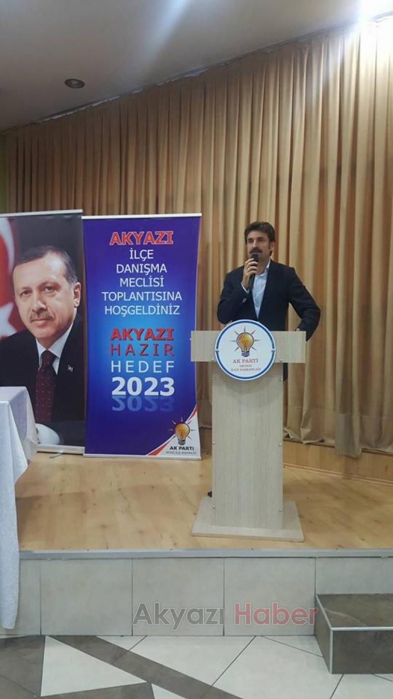 Akyazı Ak Parti İlçe Divan Toplantısı Gerçekleştirildi