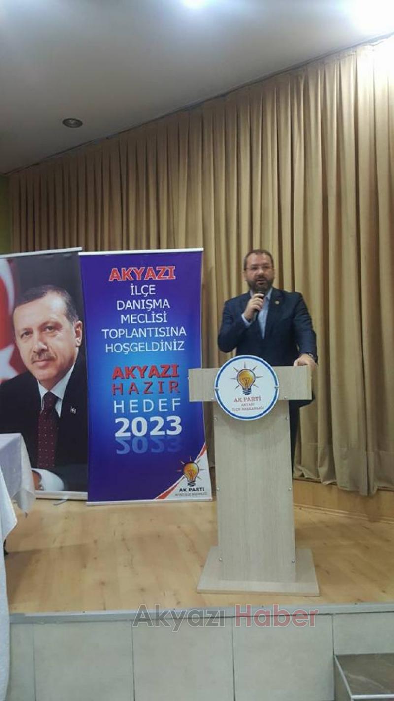 Akyazı Ak Parti İlçe Divan Toplantısı Gerçekleştirildi