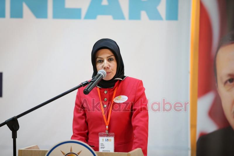 Akyazı Ak Parti Kadın Kolları Beşinci Olağan Kongresi Yapıldı