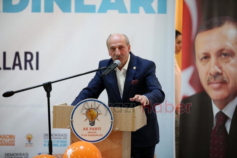 Akyazı Ak Parti Kadın Kolları Beşinci Olağan Kongresi Yapıldı