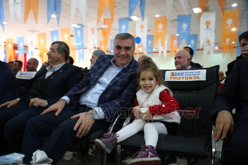 Akyazı Ak Parti Kadın Kolları Beşinci Olağan Kongresi Yapıldı