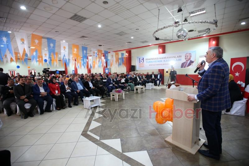 Akyazı Ak Parti Kadın Kolları Beşinci Olağan Kongresi Yapıldı