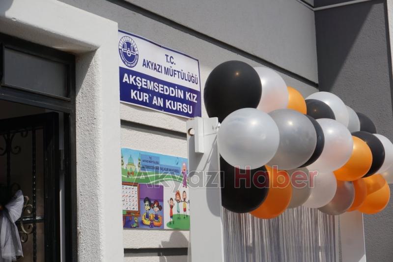 Akyazı Akşemsettin Camii 4 6 yaş arası Kuran Kursu dualarla açıldı