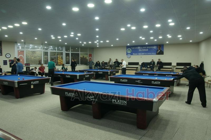 AKYAZI AMATÖR SPOR KULÜPLERİ DERNEĞİNDE BÜYÜK BİLARDO FİNALİ