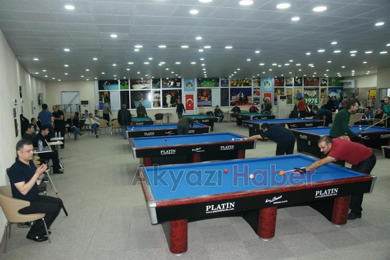 AKYAZI AMATÖR SPOR KULÜPLERİ DERNEĞİNDE BÜYÜK BİLARDO FİNALİ