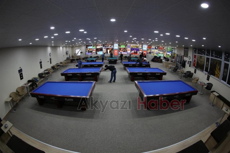 AKYAZI AMATÖR SPOR KULÜPLERİ DERNEĞİNDE BÜYÜK BİLARDO FİNALİ
