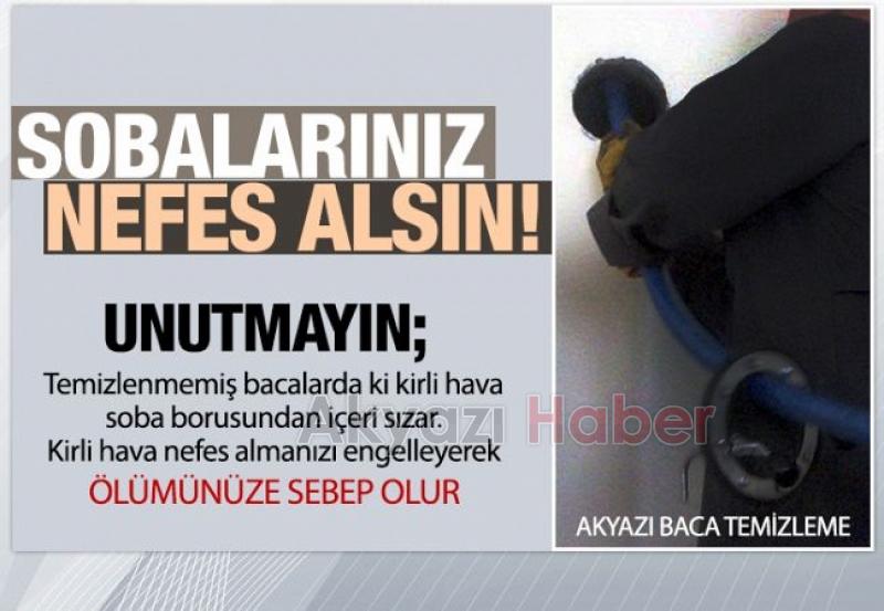 AKYAZI BACA TEMIZLEME SEZONU AÇTI 