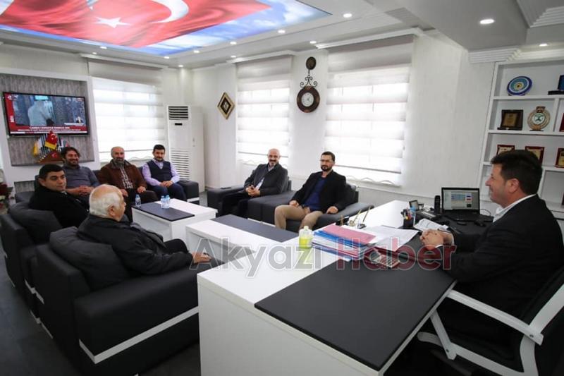 Akyazı Basın Birliğinden Başkan Soykana Nezaket Ziyareti