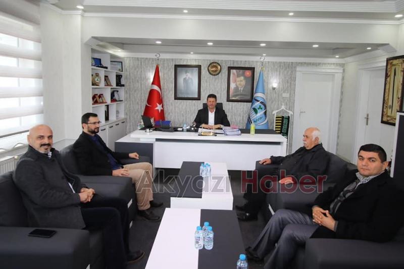 Akyazı Basın Birliğinden Başkan Soykana Nezaket Ziyareti