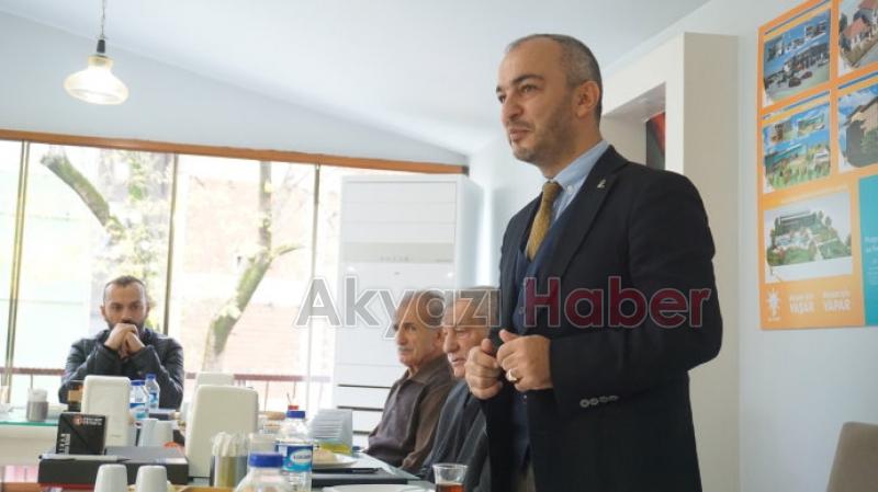 Akyazı Belediye Başkan Aday Adayı Selçuk Yaşar Projelerini anlattı