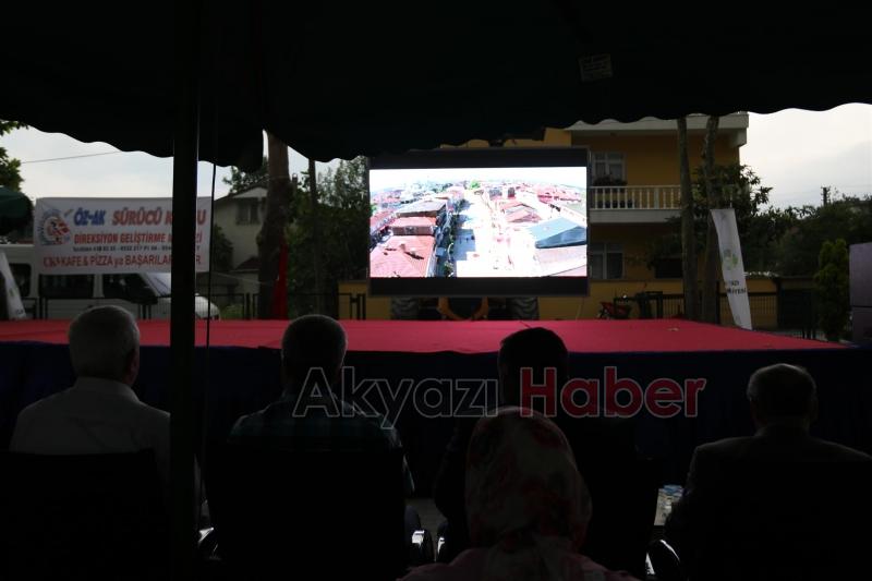 AKYAZI BELEDİYESİ 112 PARK YAPILAN TÖRENLE AÇILDI