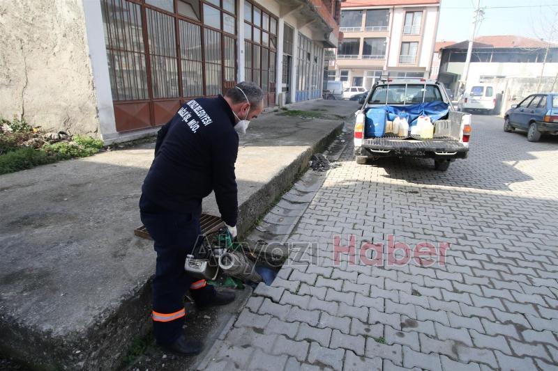 AKYAZI BELEDİYESİ 1.ETAP LARVA MÜCADELE ÇALIŞMASI BAŞLADI
