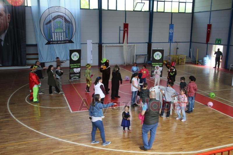 AKYAZI BELEDİYESİ ÇOCUK KULÜBÜNDEN ÇOK ÖZEL ETKİNLİK